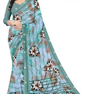 Designer Printed Saree with Blouse Piece for Special Occasions  | CAS-AMRUT DHARA