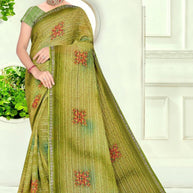 Designer Printed Saree with Blouse Piece for Special Occasions  | SNR-DEVIKA