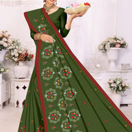 Cotton Saree with Without Blouse for Premium Ethnic and Traditional Wear | PJA-LAILA MAJNU