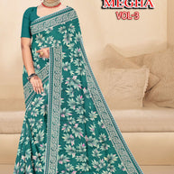 Beautiful Printed Saree with Blouse Piece for Cultural Celebrations | GPT-MEGHA-3