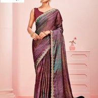 Contemporary Printed Saree with Blouse Piece for Premium Wear | RDD-MELLISA