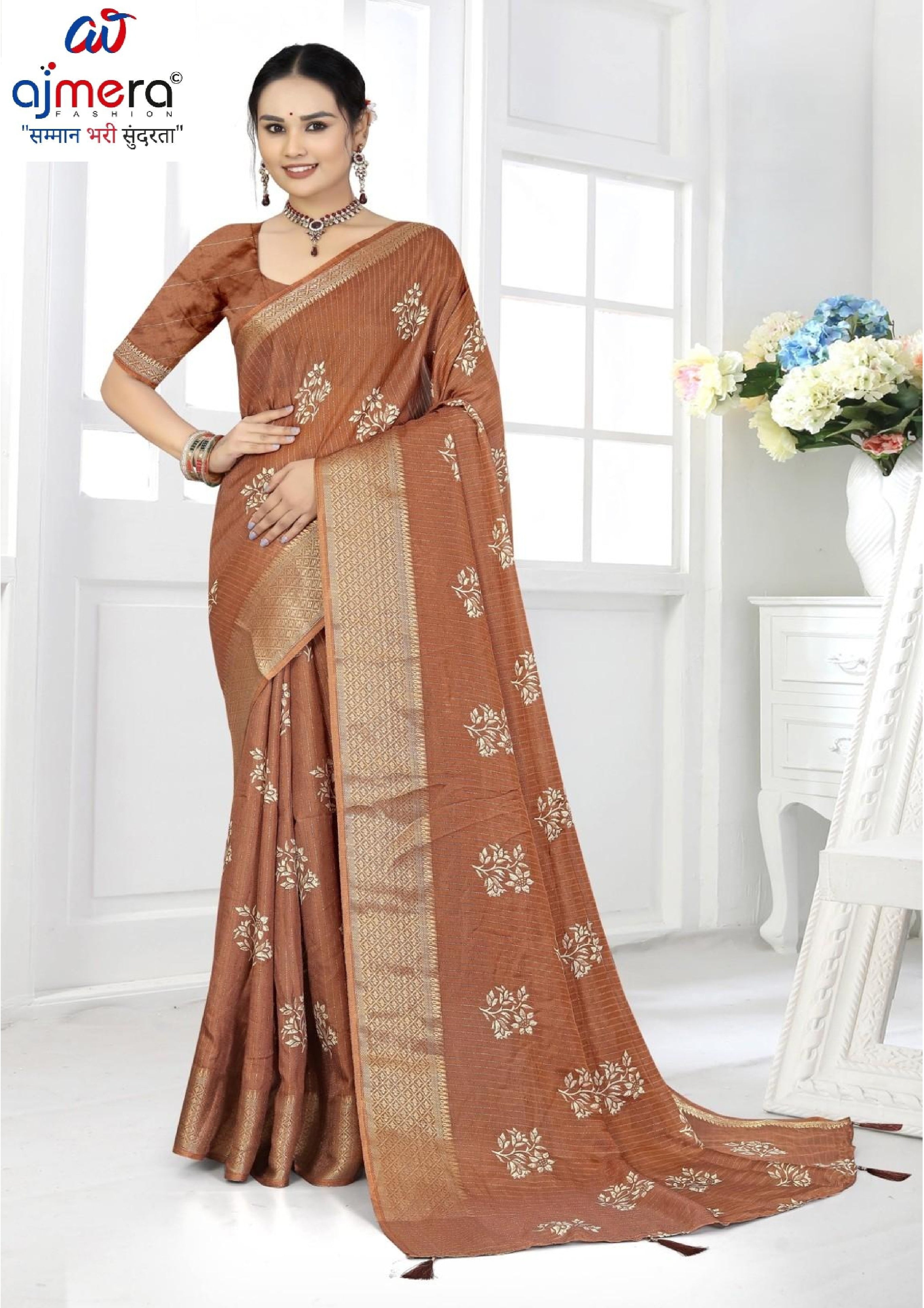 Stylish Printed Saree with Blouse Piece for Traditional Celebrations | TTS-SINDHU VOL-11