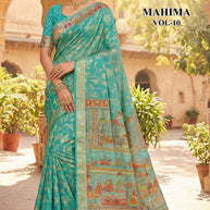 Graceful Printed Saree with Blouse Piece for Modern Ethnic Fashion | RMF-MAHIMA VOL-10
