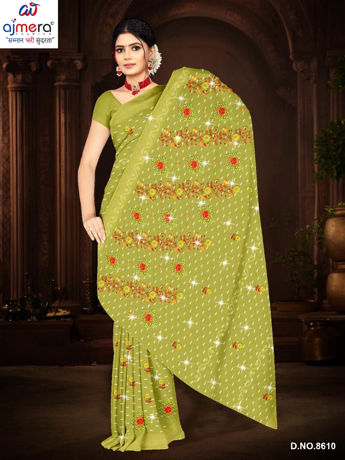 Suti Cotton Saree with Without Blouse for Premium Ethnic and Traditional Wear | PJA-MERI KIRAN
