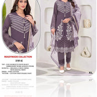 Designer Georgette Stitched Suit | FID-5191