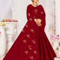 Fancy Cotton Saree with Without Blouse for Premium Ethnic and Traditional Wear | PJA-SIFIYA
