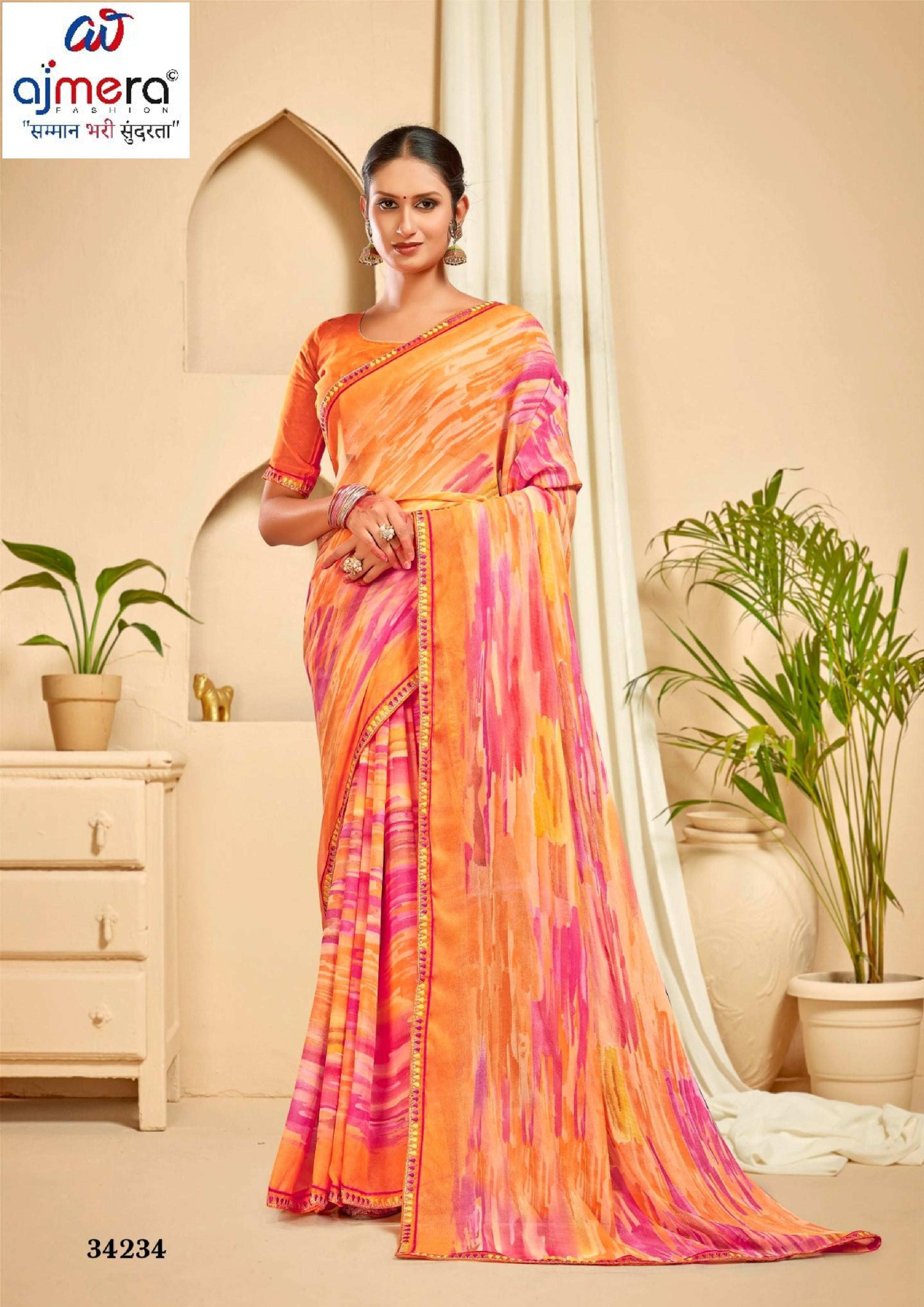 Graceful Printed Saree with Blouse Piece for Modern Ethnic Fashion  | RDD-FEMINA VOL-4