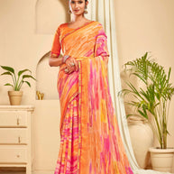Graceful Printed Saree with Blouse Piece for Modern Ethnic Fashion  | RDD-FEMINA VOL-4