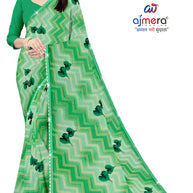Weightless Print Loose Saree with Blouse for Premium Ethnic and Traditional Wear | CAS-DELHI SWEET