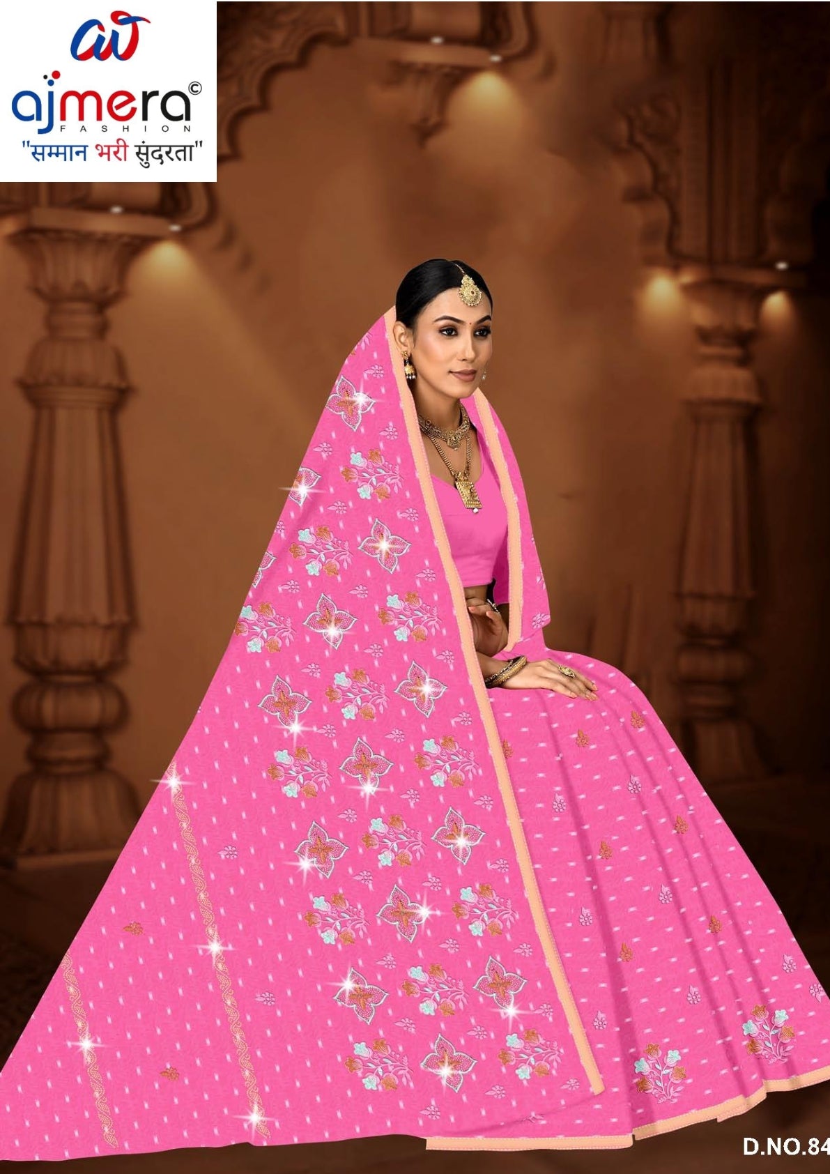 Pure Cotton Saree with Without Blouse for Premium Ethnic and Traditional Wear | PJA-PAN BAHAR