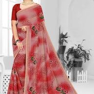 Graceful Printed Saree with Blouse Piece for Modern Ethnic Fashion  | GPT-BIJLI-3