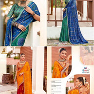Classic Printed Saree with Blouse Piece for Timeless Traditional Style  | SYF-OMISHA VOL-04