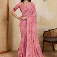 Stylish Printed Saree with Blouse Piece for Traditional Celebrations | RMF-BHUMI VOL-1
