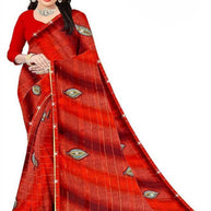 Trendy Printed Saree with Blouse Piece for Women’s Ethnic Wardrobe  | CAS-KHUSHBOO