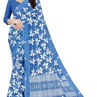 Exclusive Printed Saree with Blouse Piece for Elegant Ethnic Look  | CAS-FRESH FLOWER
