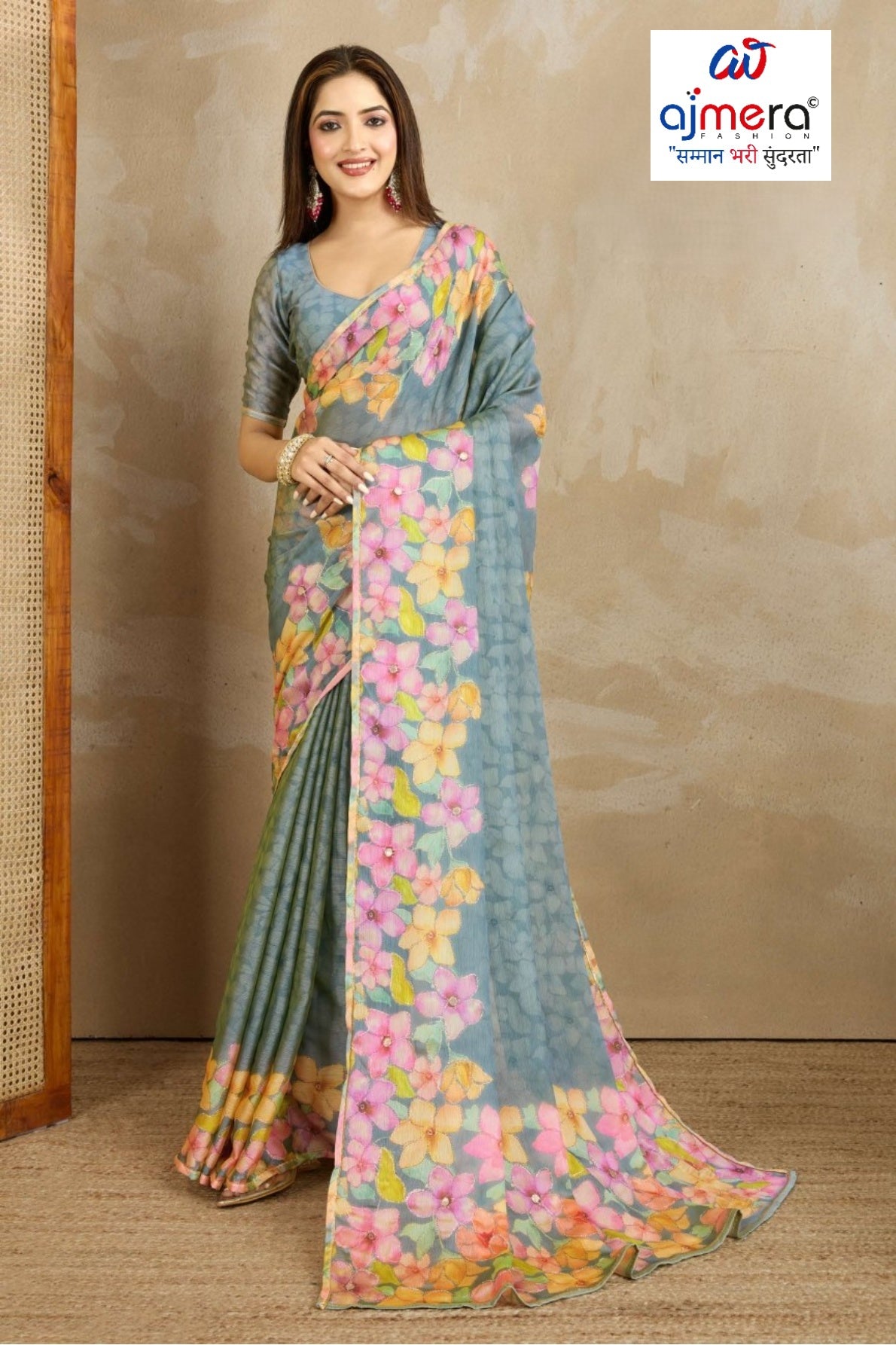 Trendy Printed Saree with Blouse Piece for Women’s Ethnic Wardrobe  | RMF-SAANVIKA VOL-2