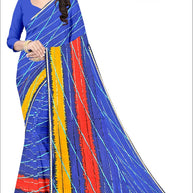 Premium Printed Saree with Matching Blouse Piece for Ethnic Elegance  | CAS-ANOKHEE