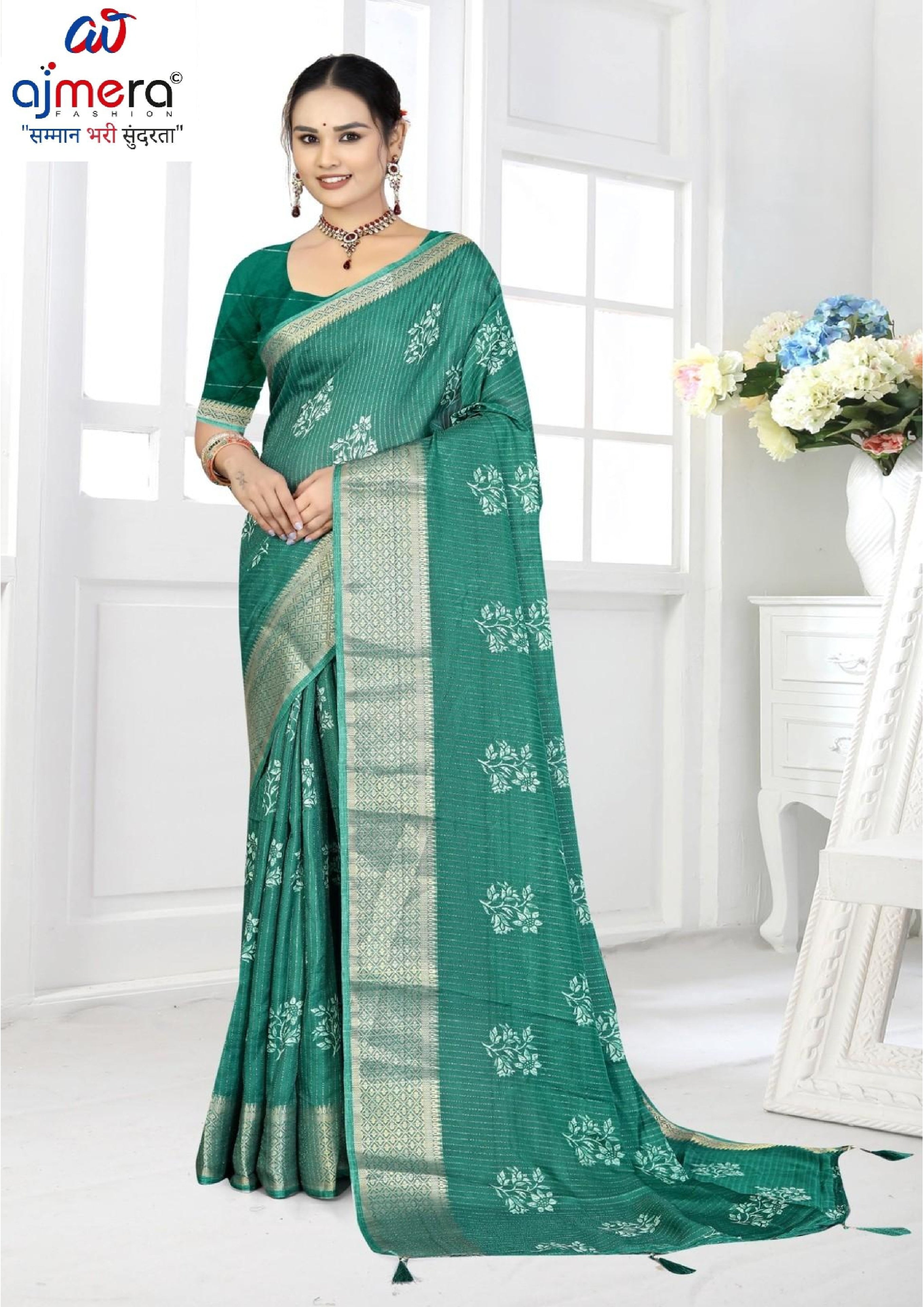 Stylish Printed Saree with Blouse Piece for Traditional Celebrations | TTS-SINDHU VOL-11