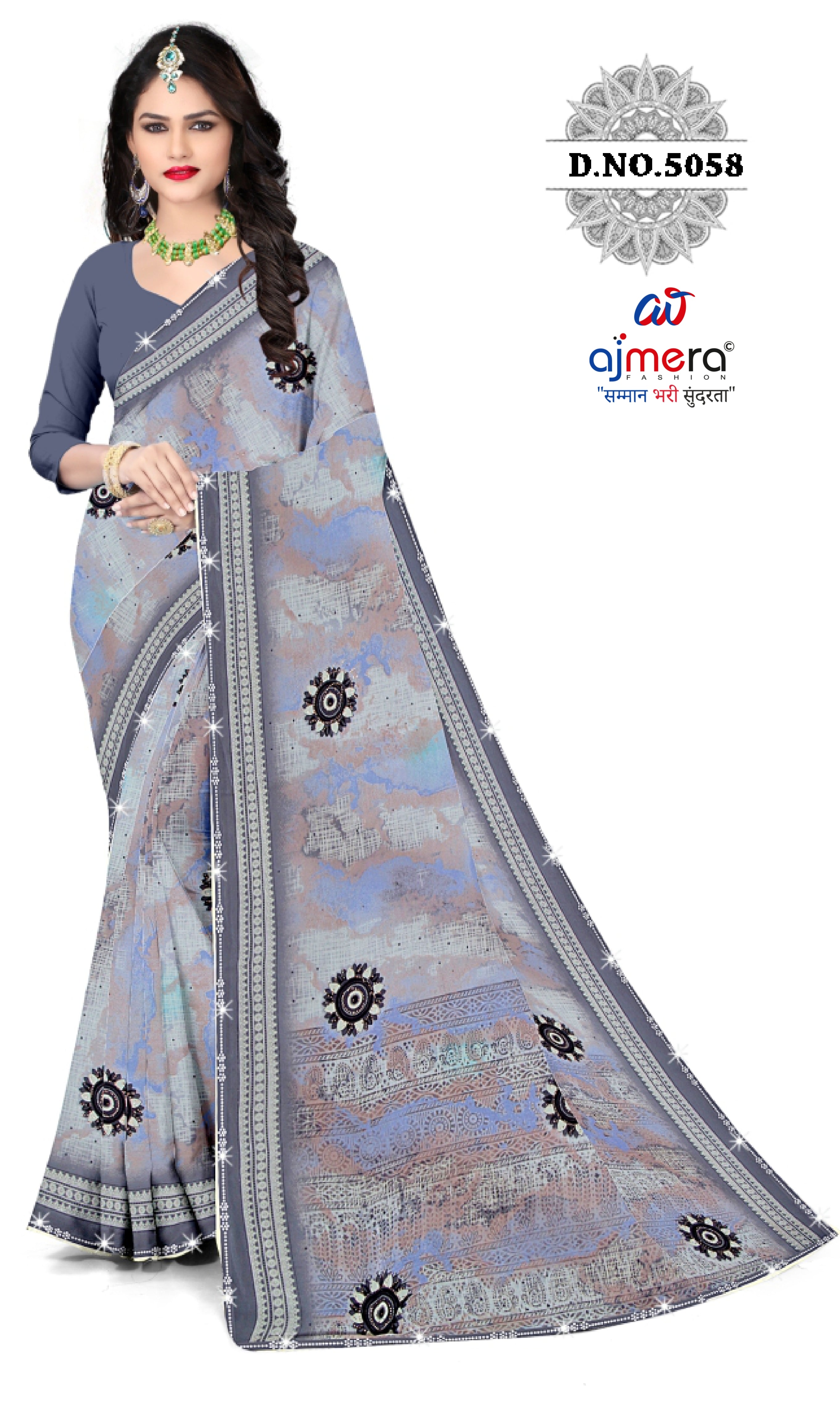 Trendy Printed Saree with Blouse Piece for Women’s Ethnic Wardrobe | CAS-PREM RATAN