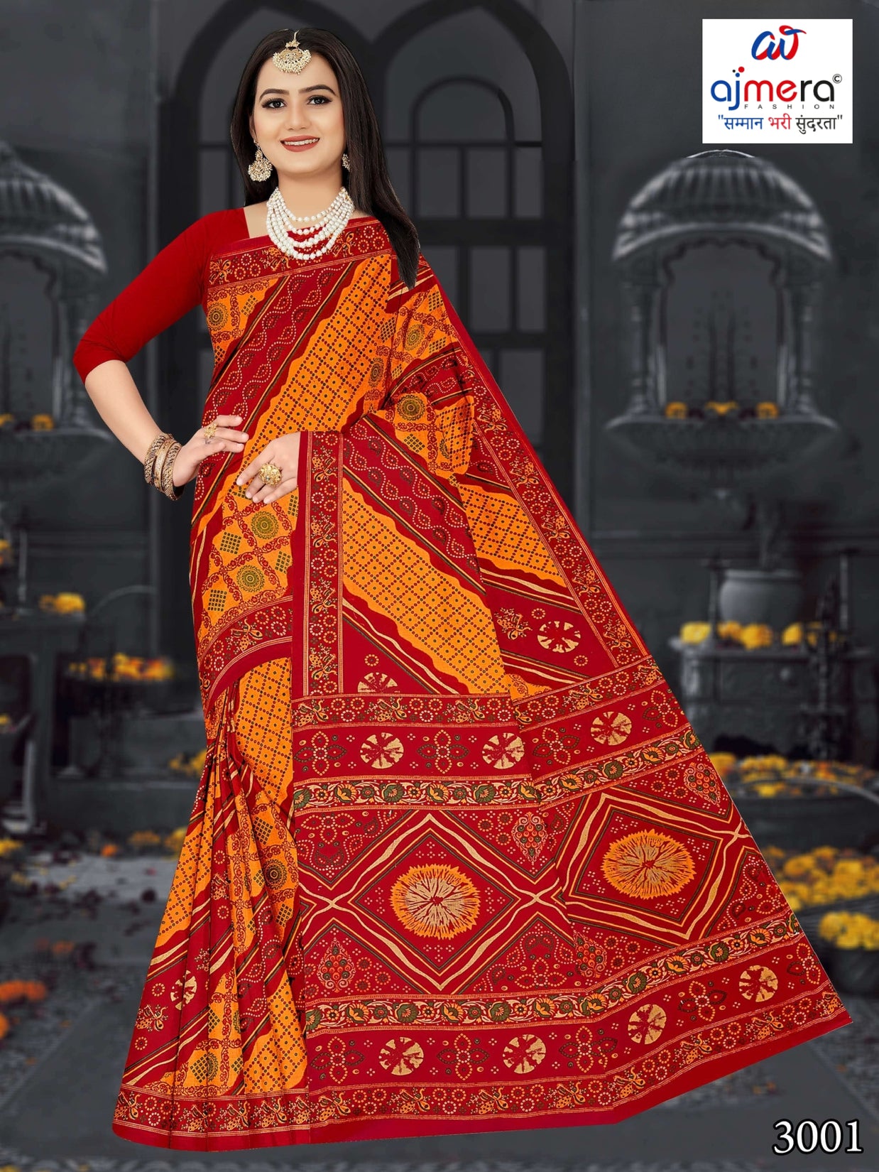 Daily Wear Cotton Saree with Without Blouse for Premium Ethnic and Traditional Wear | DS-KAILASHPATI