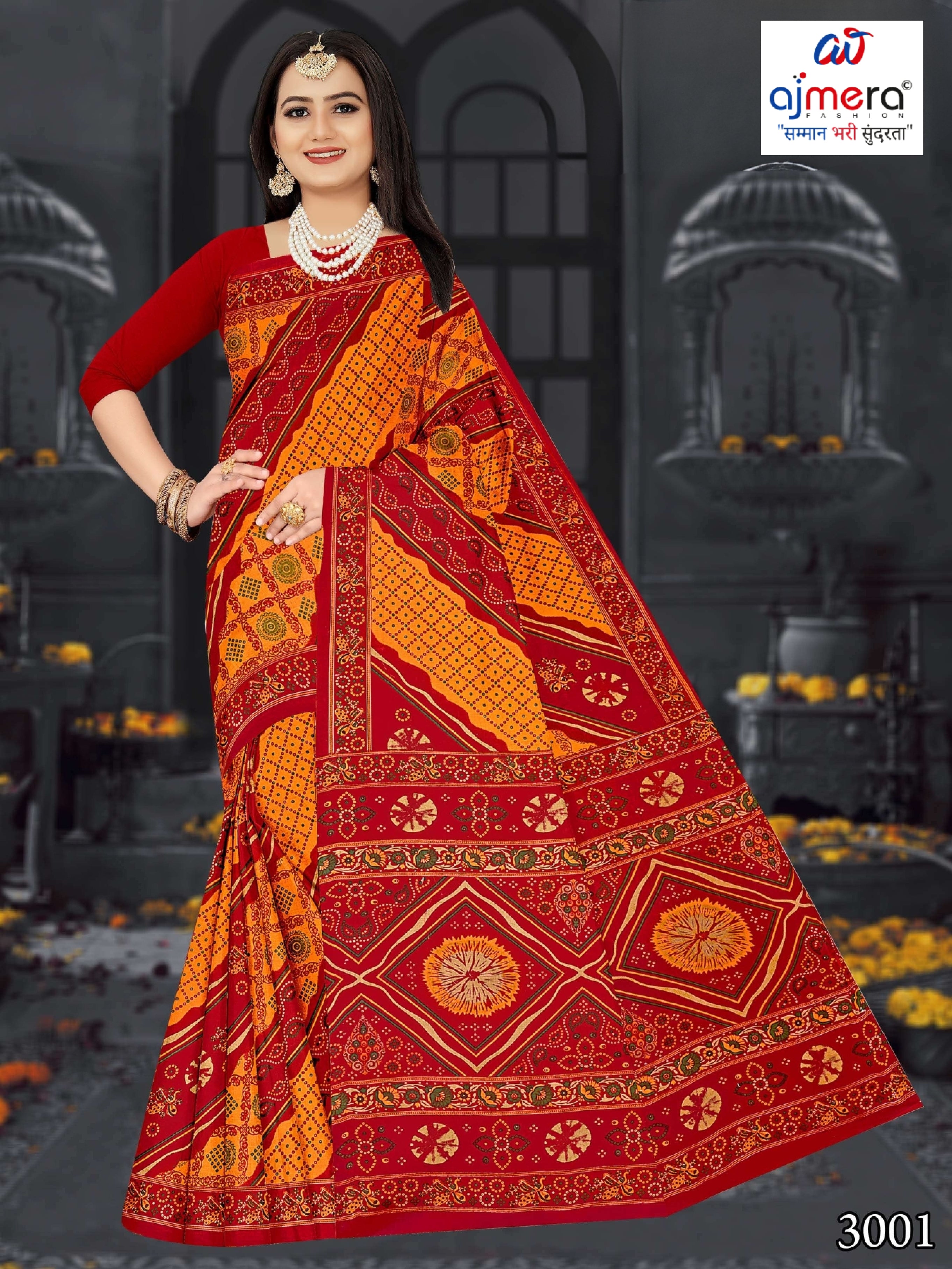 Daily Wear Cotton Saree with Without Blouse for Premium Ethnic and Traditional Wear | DS-KAILASHPATI