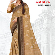 Contemporary Printed Saree without Blouse for Premium Wear | GLC-AMBIKA