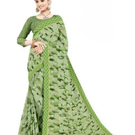 Zomato Print Loose Saree with Blouse for Premium Ethnic and Traditional Wear | CAS-INK POINT