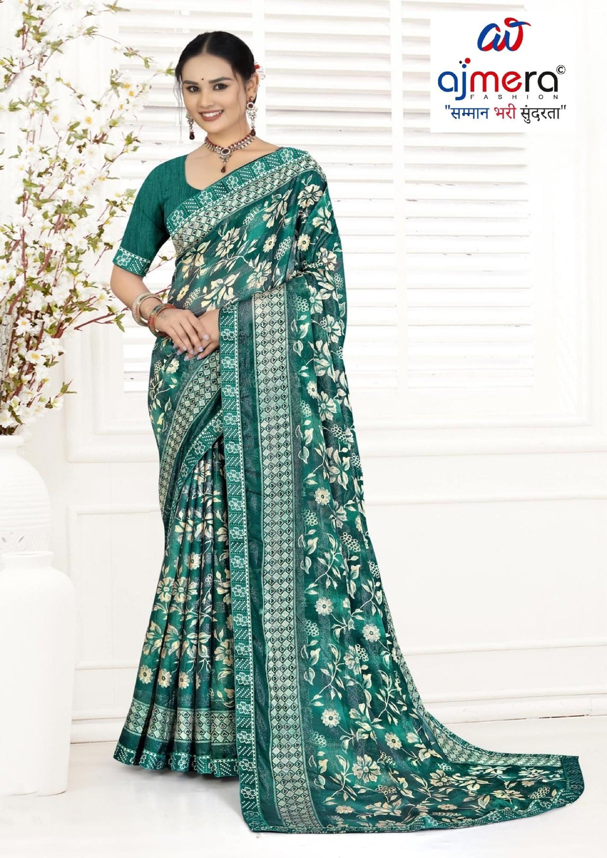 Premium Printed Saree with Matching Blouse Piece for Ethnic Elegance | TTS-GULSHAN VOL-8