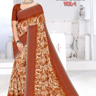 Beautiful Printed Saree with Blouse Piece for Cultural Celebrations | GPT-MEGHA-1