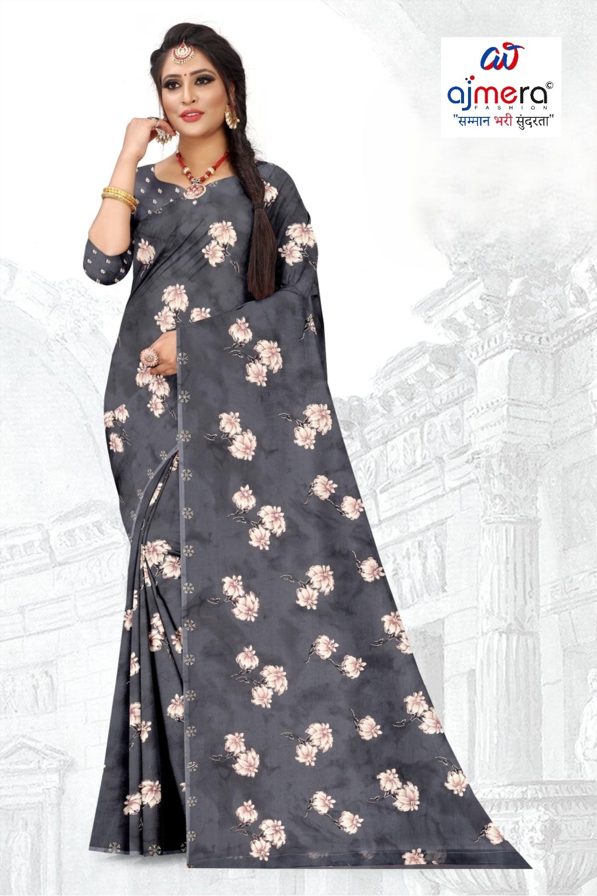 Trendy Printed Saree with Blouse Piece for Women’s Ethnic Wardrobe | GLC-PARVANA