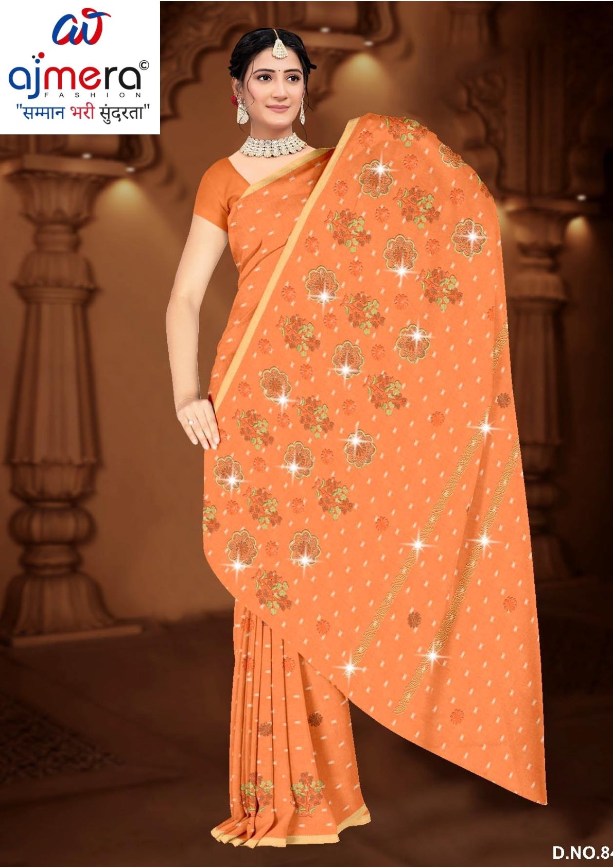 Pure Cotton Saree with Without Blouse for Premium Ethnic and Traditional Wear | PJA-PAN BAHAR
