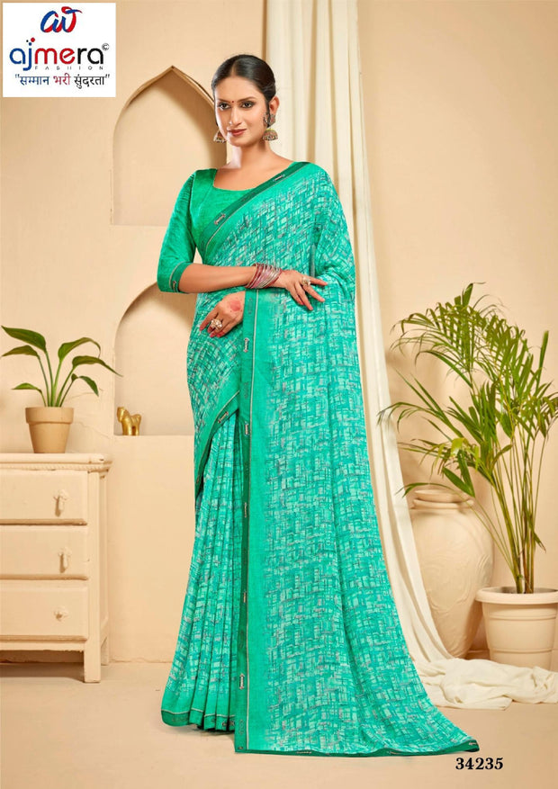 Graceful Printed Saree with Blouse Piece for Modern Ethnic Fashion  | RDD-FEMINA VOL-4