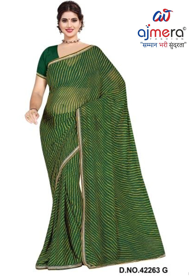 Beautiful Printed Saree with Blouse Piece for Cultural Celebrations | VER-HEERA-42263