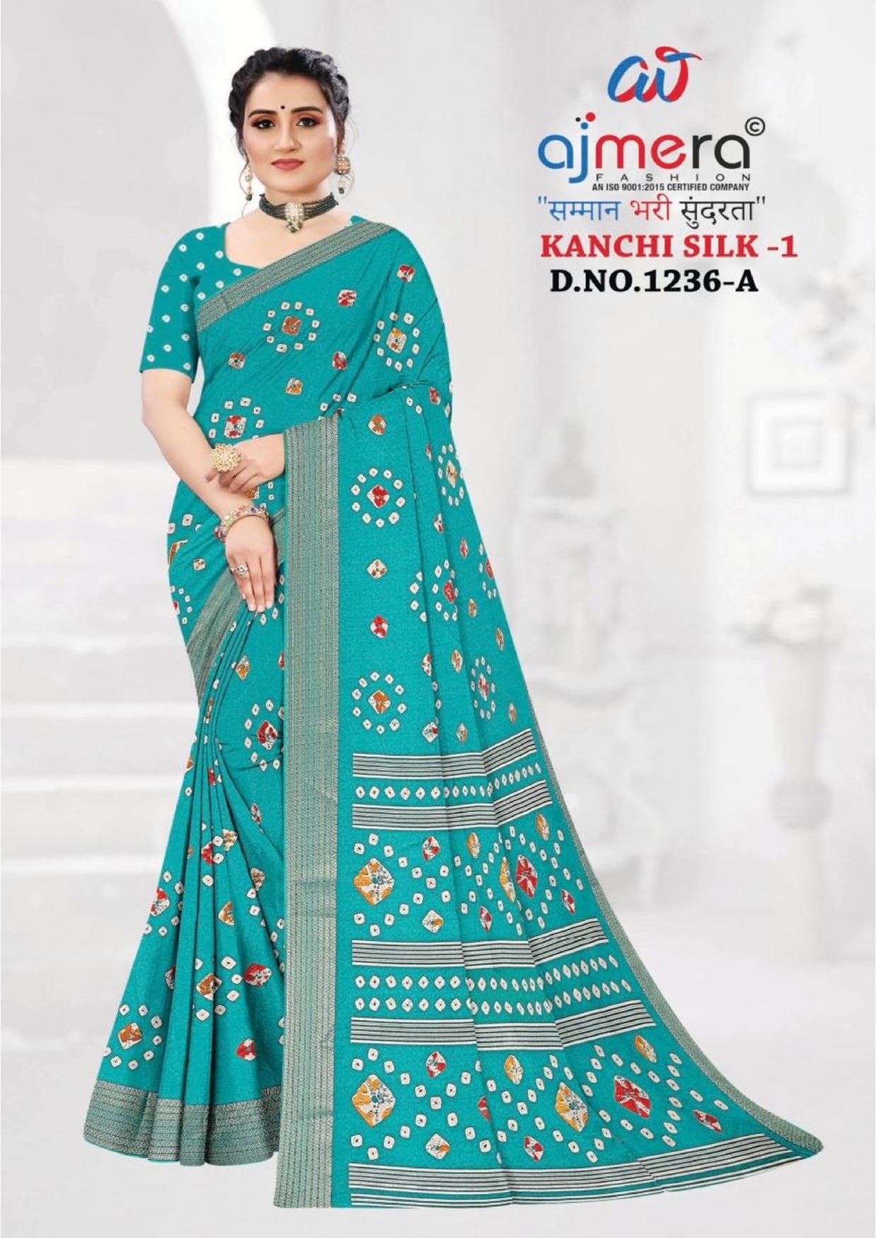 Trendy Printed Saree with Blouse Piece for Women’s Ethnic Wardrobe | GLC-KANCHI SILK