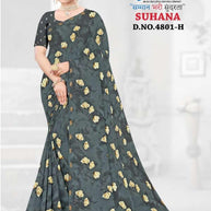 Contemporary Printed Saree with Blouse Piece for Premium Wear | GLC-SUHANA