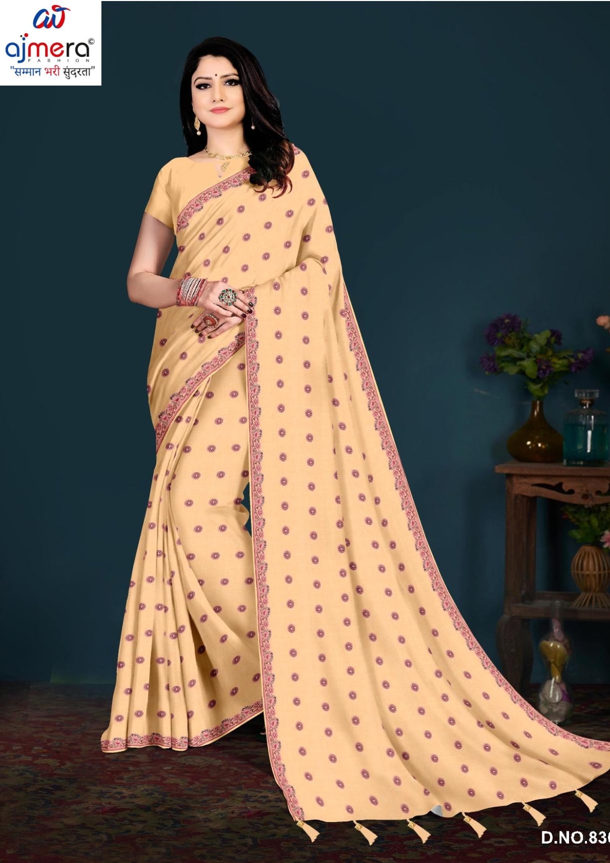 Soft Cotton Saree with Without Blouse for Premium Ethnic and Traditional Wear | PJA-BANGAL BEAUTY