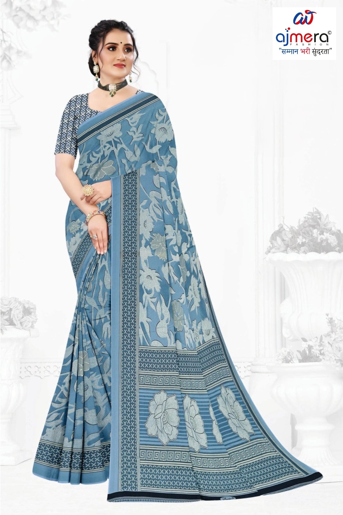 Graceful Printed Saree with Blouse Piece for Modern Ethnic Fashion | GLC-GOPALA