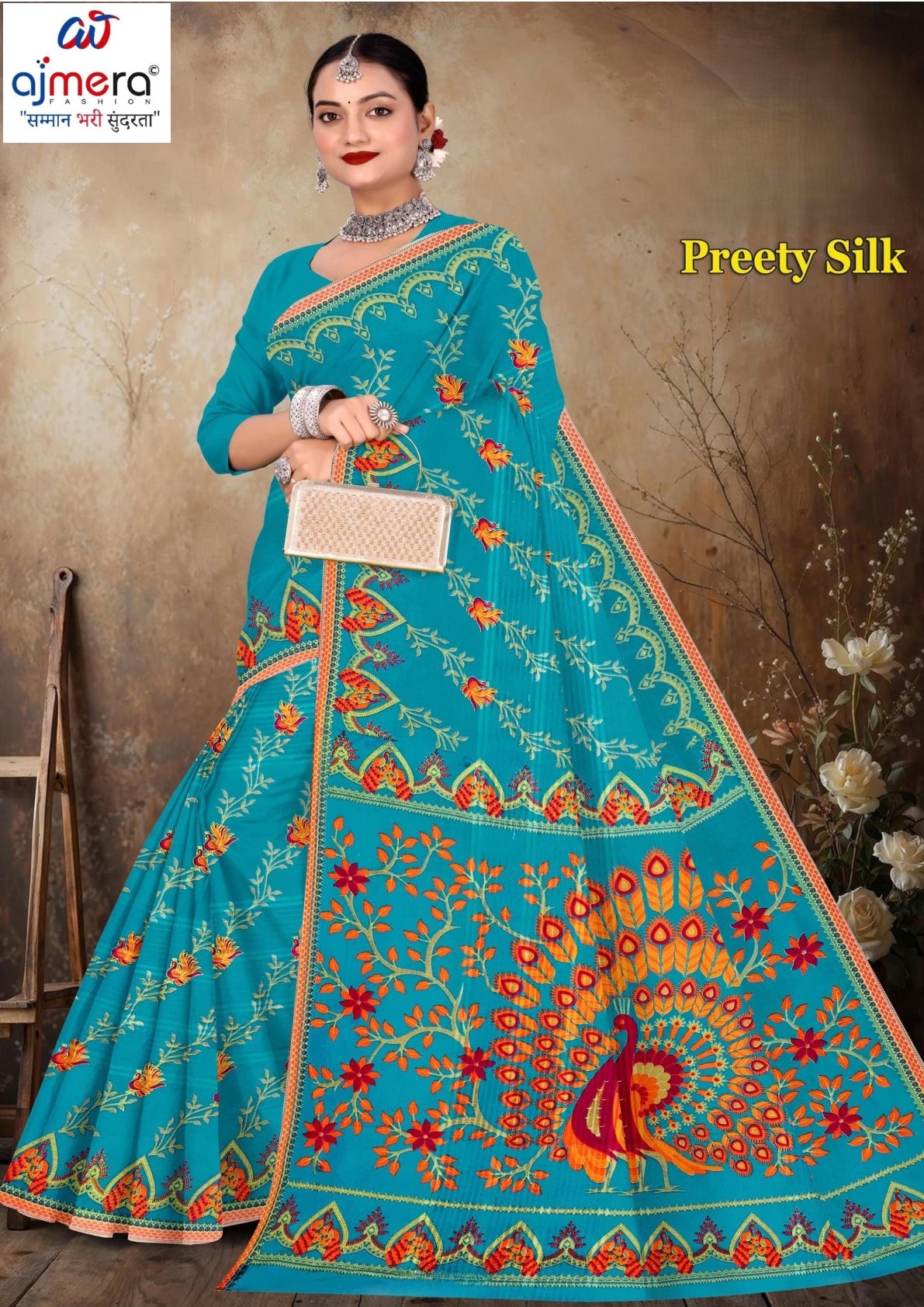 Pure Cotton Saree with Without Blouse for Premium Ethnic and Traditional Wear | TLS-PREETY SILK