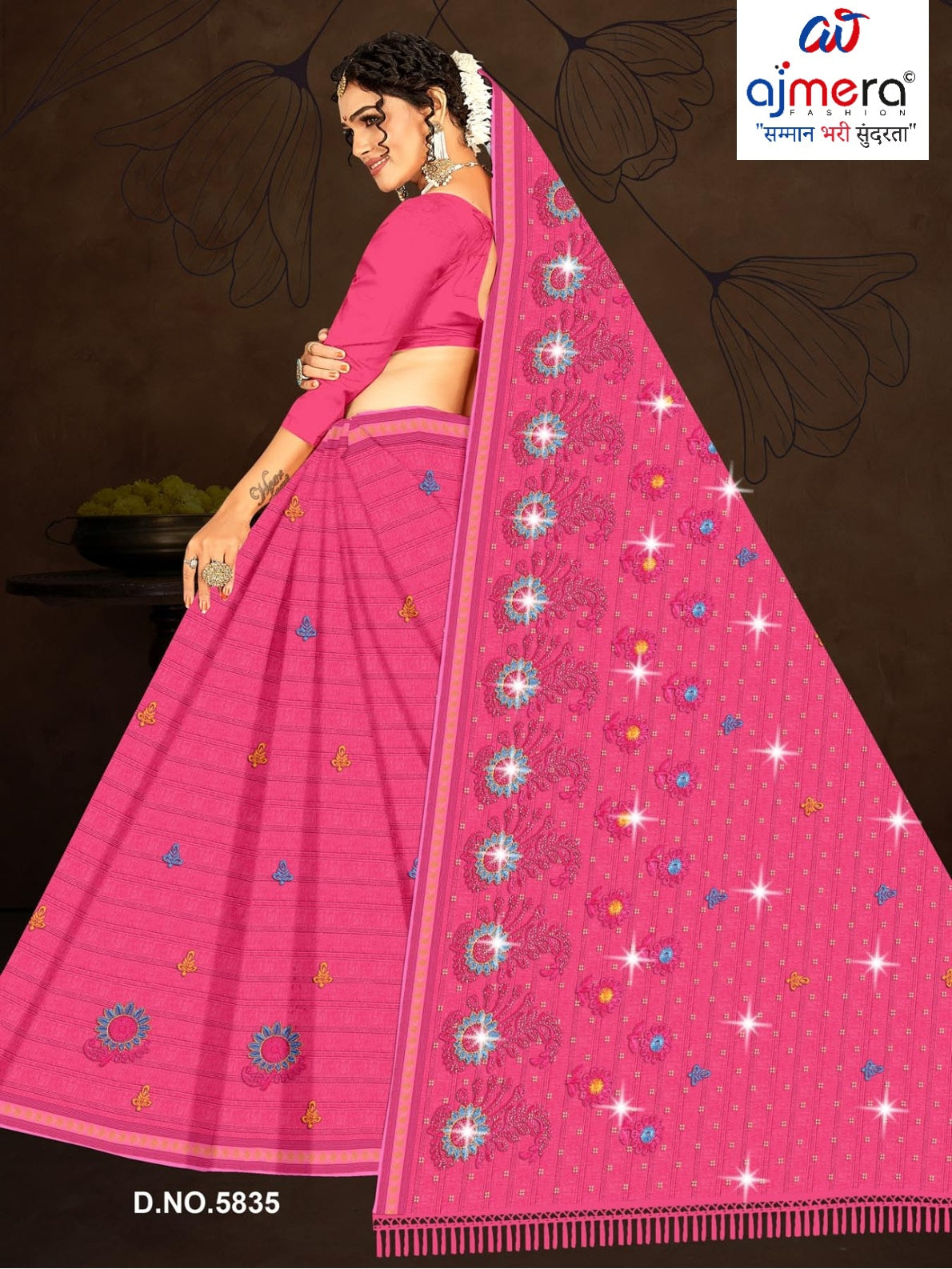 Designer Cotton Saree with Without Blouse for Premium Ethnic and Traditional Wear | PJA-CHANDRA KALA