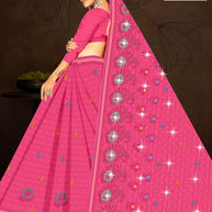 Designer Cotton Saree with Without Blouse for Premium Ethnic and Traditional Wear | PJA-CHANDRA KALA