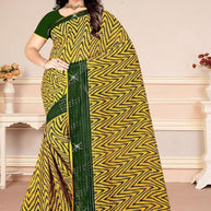 Graceful Printed Saree with Blouse Piece for Modern Ethnic Fashion  | CAS-BHAGYA SHREE