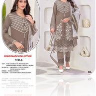 Designer Georgette Stitched Suit | FID-5191