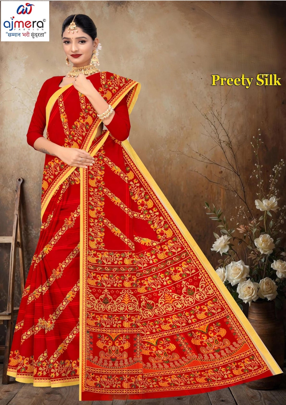 Pure Cotton Saree with Without Blouse for Premium Ethnic and Traditional Wear | TLS-PREETY SILK