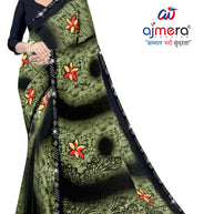 Premium Printed Saree with Matching Blouse Piece for Ethnic Elegance  | CAS-VARMALA
