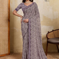 Stylish Printed Saree with Blouse Piece for Traditional Celebrations | RMF-BHUMI VOL-1