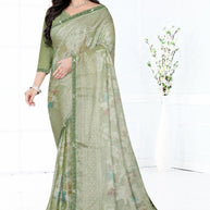 Exclusive Printed Saree with Blouse Piece for Elegant Ethnic Look | TTS-HEENA VOL-29