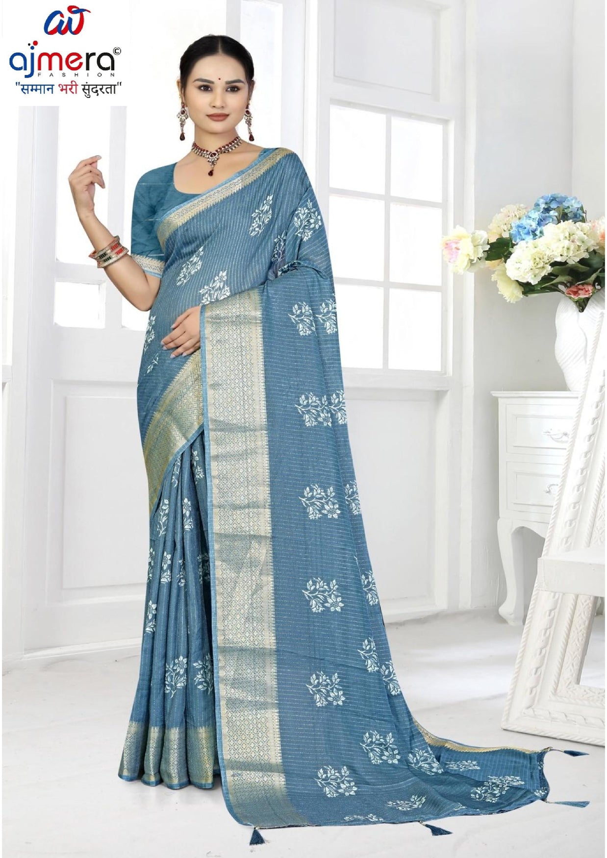 Stylish Printed Saree with Blouse Piece for Traditional Celebrations | TTS-SINDHU VOL-11
