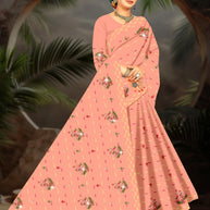 Designer Cotton Saree with Without Blouse for Premium Ethnic and Traditional Wear | PJA-GAJAL