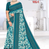 Beautiful Printed Saree with Blouse Piece for Cultural Celebrations | GPT-MEGHA-1