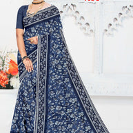 Contemporary Printed Saree with Blouse Piece for Premium Wear  | GPT-MEGHA-2